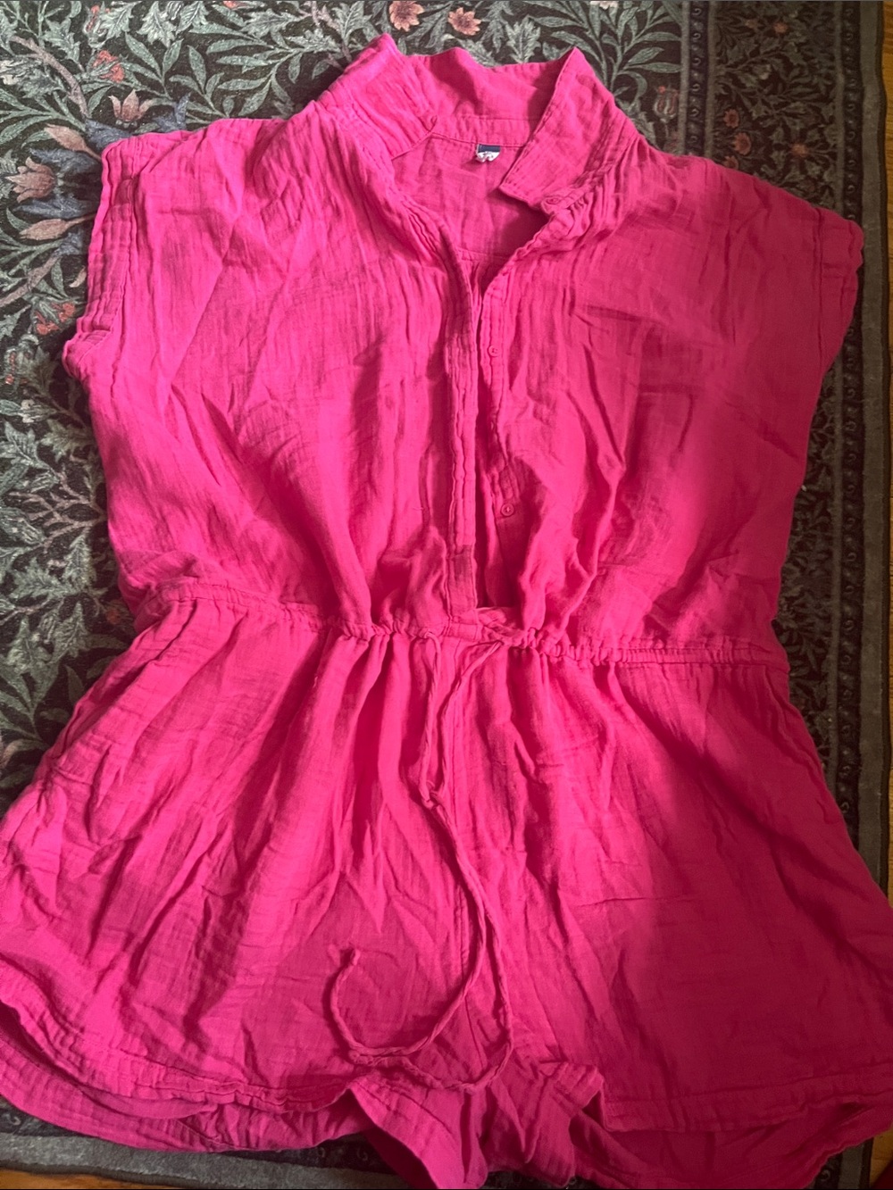 Old Navy Hot Pink Short Sleeve Romper
